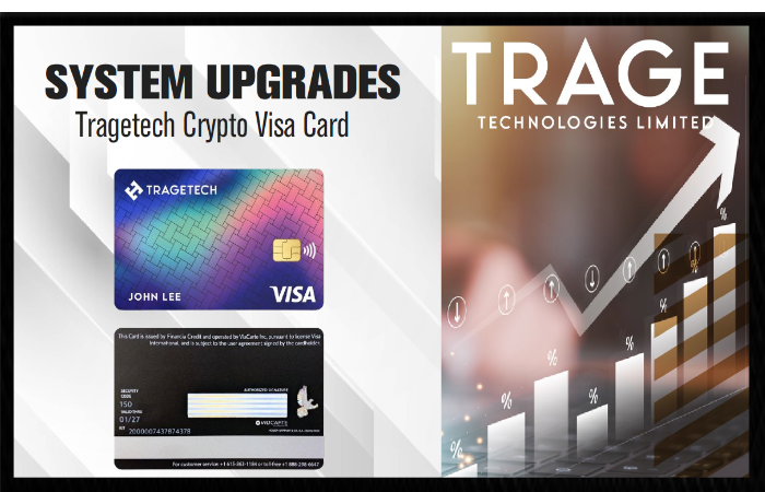 Trage offering Visa card proves company is legit