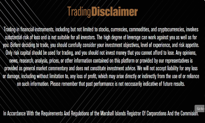 Trage technologies earning disclaimer for daily dividends