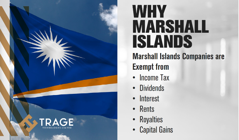 Trage Technologies registered in the Marshall Islands