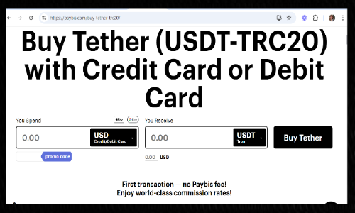 buy USDT TRC20 for TrageTech